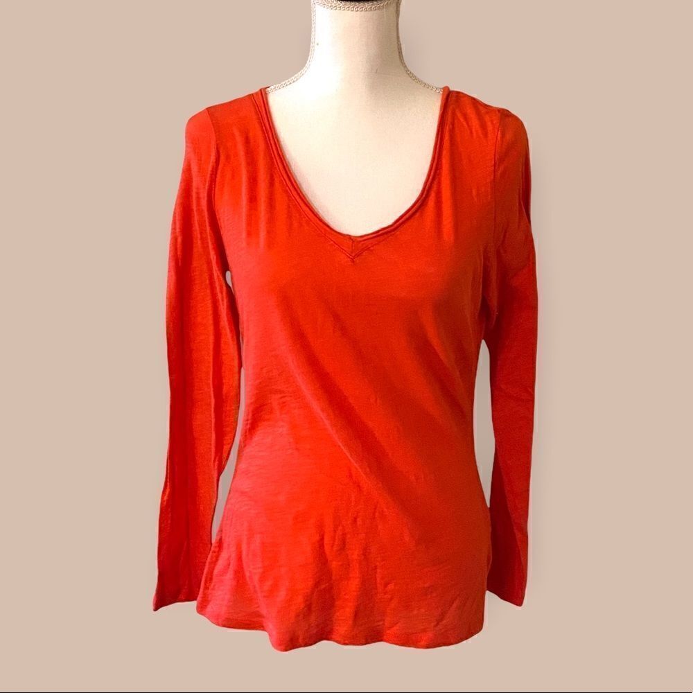 INC long sleeve shirt in orange EUC size M
